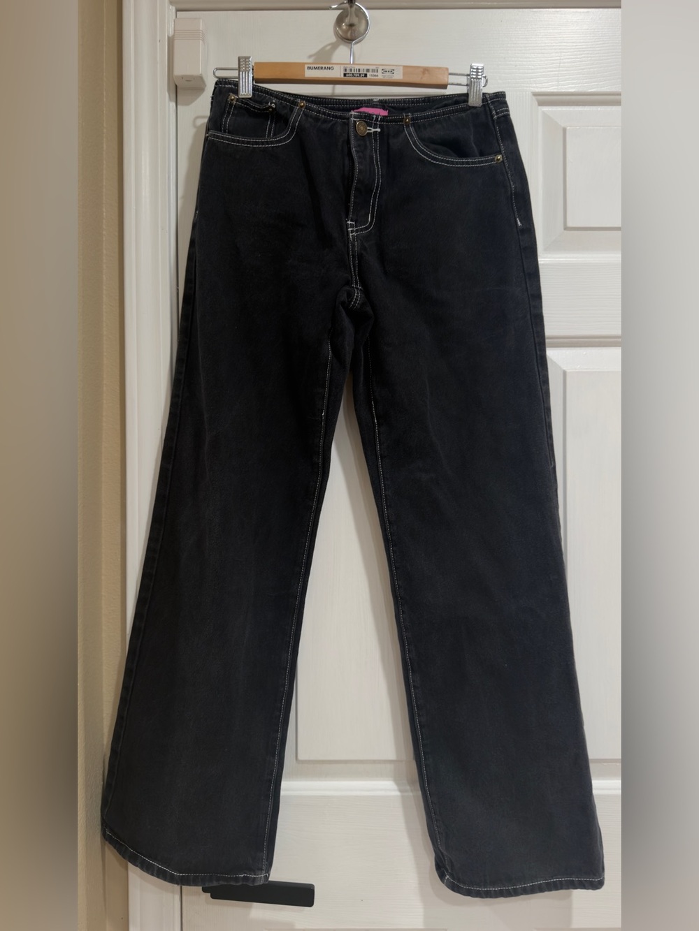 Edikted Black Straight-Leg Women’s Jeans